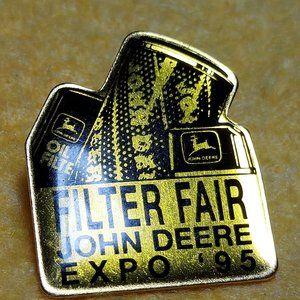 Filter Fair John Deere Expo '95 Vintage Lapel Hat Pin